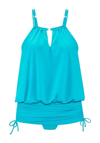 LASCANA Plavkové šaty  tyrkysová