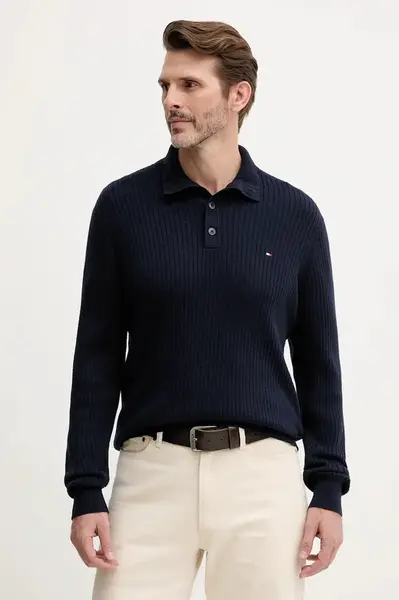 Tommy Hilfiger Svetr s příměsí kašmíru Tommy Hilfiger