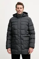 Bunda Geox LEITAN šedá barva, zimní, M5628B T3266