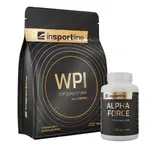 SADA: Protein inSPORTline WPI 700g + Stimulant inSPORTline AlphaForce, 90 kapslí cookies