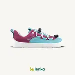 Dětské barefoot tenisky Be Lenka Xplorer - Light Teal & Plum