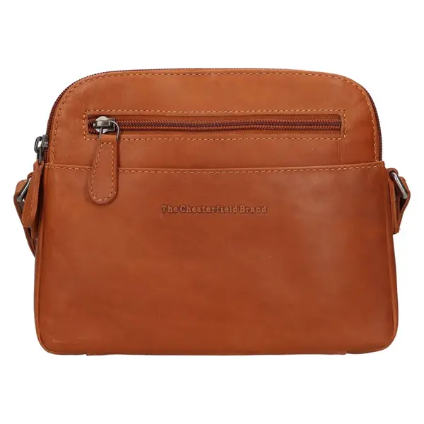 Dámska kožená crossbody kabelka The Chesterfield Brand Vionne - koňak