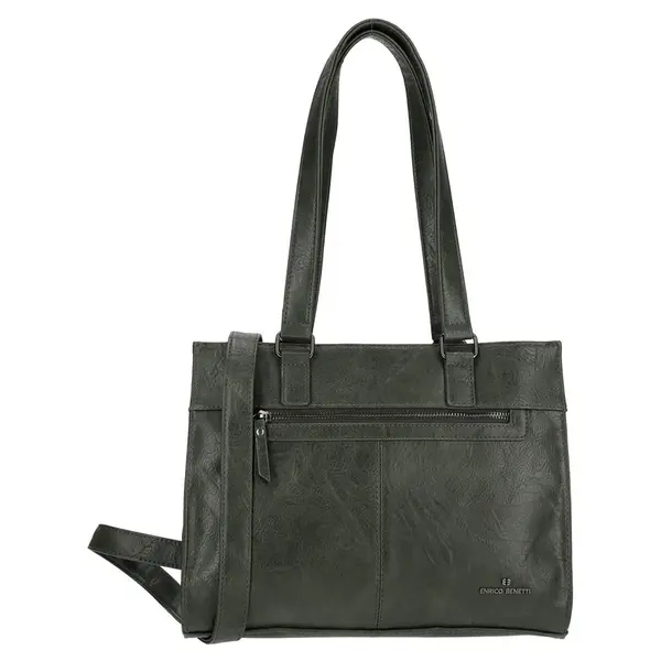 Elegantná dámska kabelka Enrico Benetti Marlana - tmavo zelená