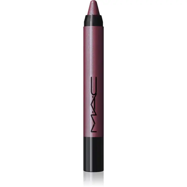 MAC Cosmetics Dazzlelips Crayon trblietavý rúž v ceruzke odtieň Cosmic Plum 1.5 g