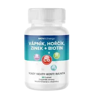 MOVIT ENERGY Vápník, Hořčík, Zinek + Biotin 90 tablet