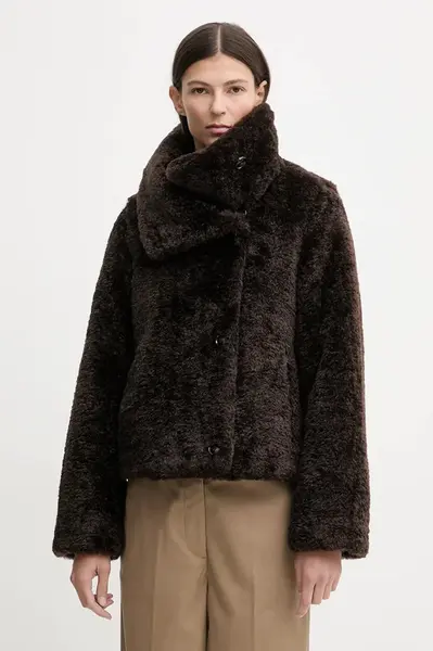 Kabát Marc O'Polo hnědá barva, 510607870241