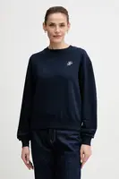 Mikina Tommy Hilfiger dámská, tmavomodrá barva, s aplikací, WW0WW49418