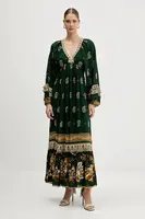 Šaty Farm Rio zelená barva, maxi, 351135