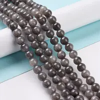 Natural Mashan Jade Round Beads Strands