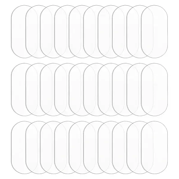 30Pcs Transparent Acrylic Action Figure Display Bases