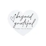 20Pcs Coated Paper Thank You Greeting Card