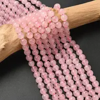 Natural Madagascar Rose Quartz Beads Strads