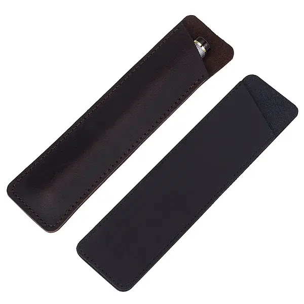 2Pcs 2 Style Leather Pen Holders