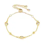 Brass Cable Chains Slider Bracelets