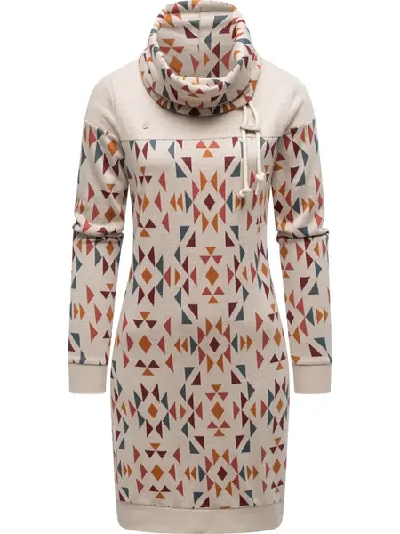 Ragwear Šaty 'Chlloe Aztec'  nebielená / petrolejová / oranžová / bordová