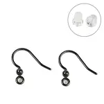 Hypoallergenic Bioceramics Zirconia Ceramic Earring Hooks
