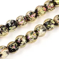 Handmade Foil Glass Beads Strands