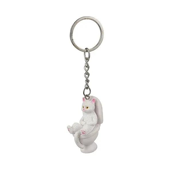 Alloy with PVC Plastic Cute Keychain