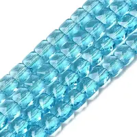 Transparent Glass Beads Strands