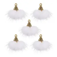 Faux Mink Fur Tassel Pendant Decorations