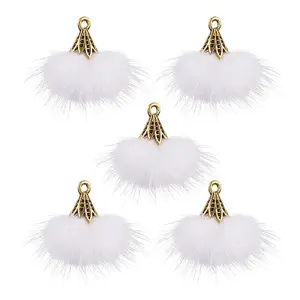 Faux Mink Fur Tassel Pendant Decorations