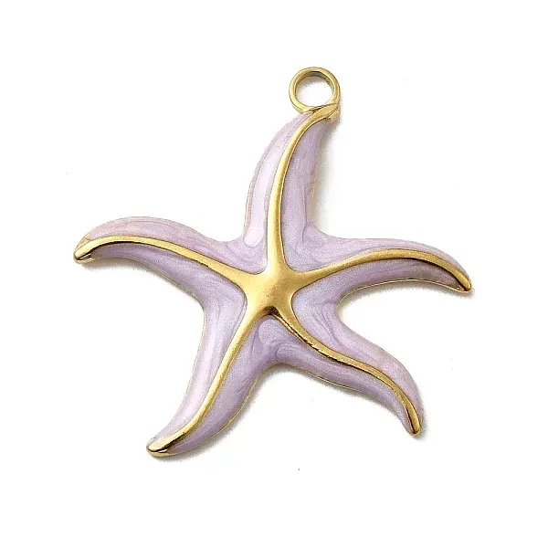 304 Stainless Steel Enamel Pendants