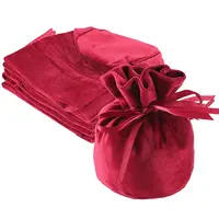 6Pcs Velvet Drawstring Pouches
