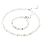 2Pcs 2 Style Glass Pearl Beaded Bracelets & Kid Bracelets