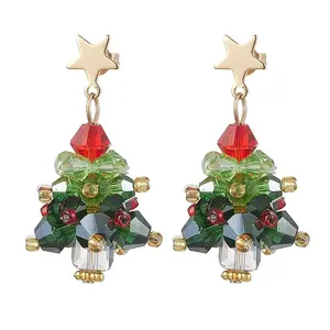 Glass Dangle Earrings