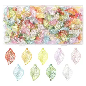 400Pcs Transparent Acrylic Pendants
