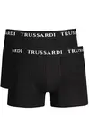 TRUSSARDI MEN'S BLACK BOXER
