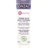 JONZAC Reactive Výživný krém na intolerantní pleť BIO 40 ml