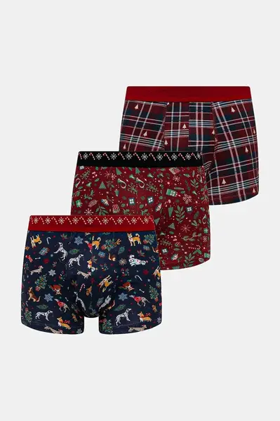 Boxerky Medicine 3-pack pánské, více barev