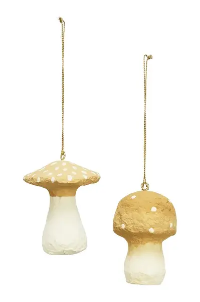 Sada vánočních přívěsků Madam Stoltz 7,5 cm 2-pack