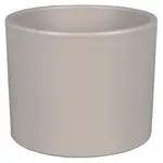 Obal na kvetináč ZEUS PALETE keramický tmavobéžový matný 19 cm