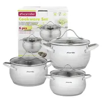 Sada hrnců 6-dílná (2.1l, 3.7l, 6.1L)