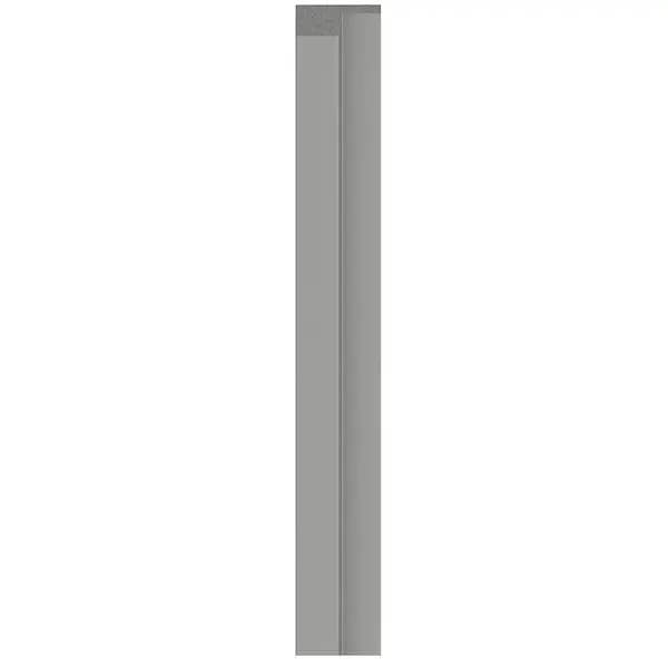 Dokončovacia lišta ľavá LINERIO L-LINE sivá 2.65m