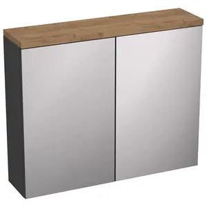 KÚPEĽŇOVÁ ZRKADLOVÁ SKRINKA 80 OVO LAVA MAT