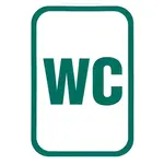 WC 105x150 mm - samolepka