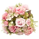 Kytica z umelej ruže 42 cm pastelovo ružová A2130236