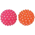 Lopta neónová guma + výstupky 7,2 cm Dental&Gum