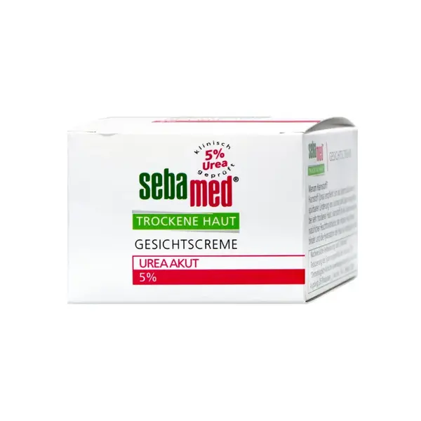 Sebamed Urea 5% krém na tvár bez parfumácie na suchú pleť 50 ml