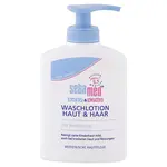 Sebamed Baby & Kind umývacie mlieko na telo a vlasy s Panthenolom 200 ml