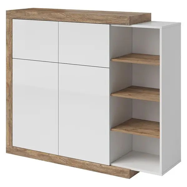 Komoda Sintra 45 2d2k dub samdal-biela