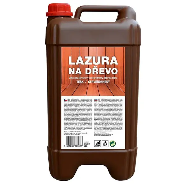 Lazúra na drevo Teak 10l