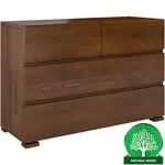 Komoda drevená borovica 4s Skandica Vestre Orech