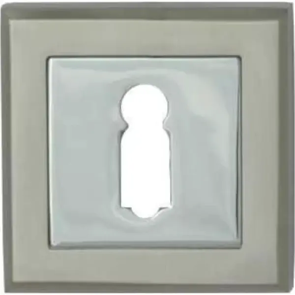 Rozeta E8 KL nikel/satén