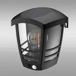 Nástenná Lampa snímač pohybu 46822 Black K1