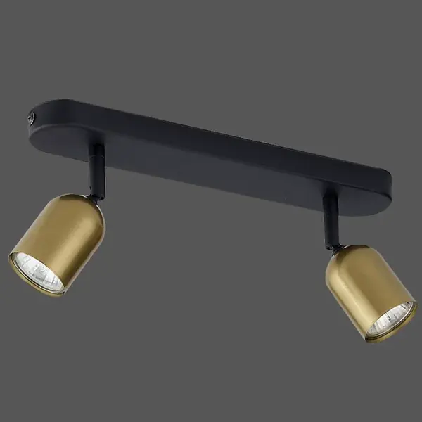 Stropné bodové svietidlo Top black/gold 3303 LS2