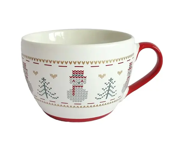 Toro Keramický hrnek s motivem sněhulák 470 ml 1 ks